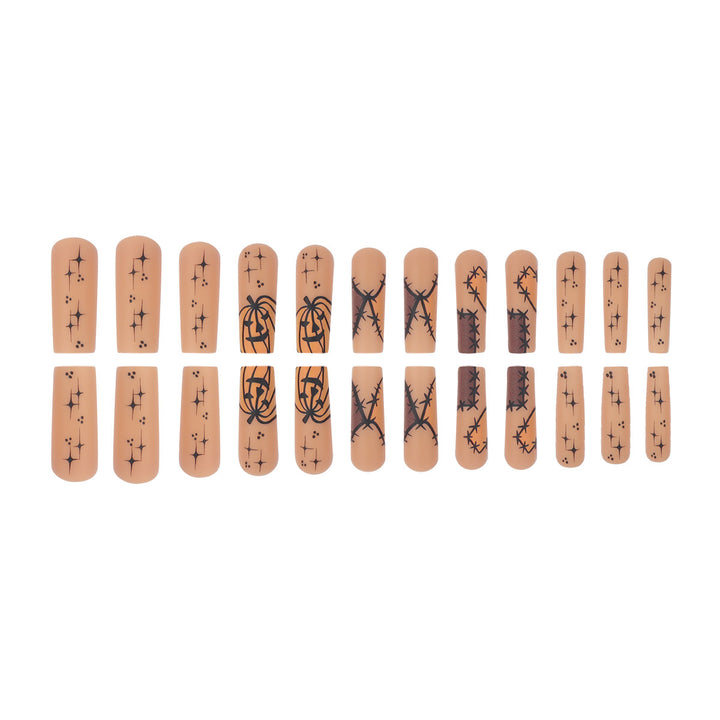 Thematic Long Stiletto Press-On Nails Stornfield