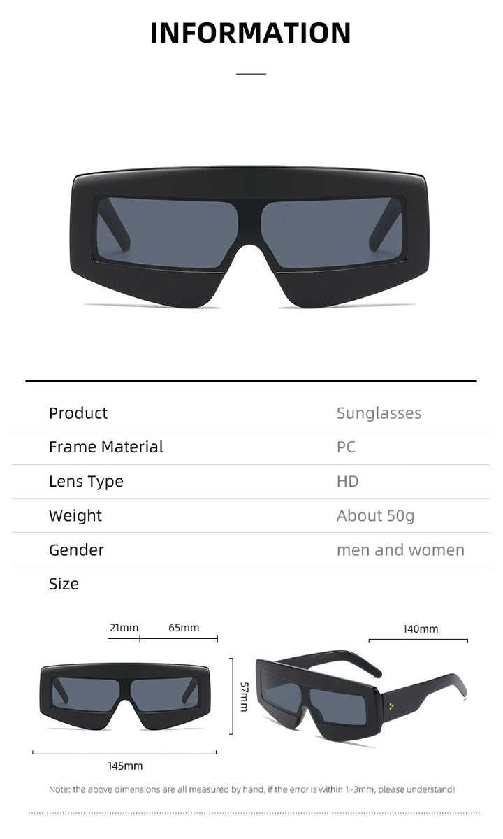 Women futuristic sunglasses in chunky design Stornfield
