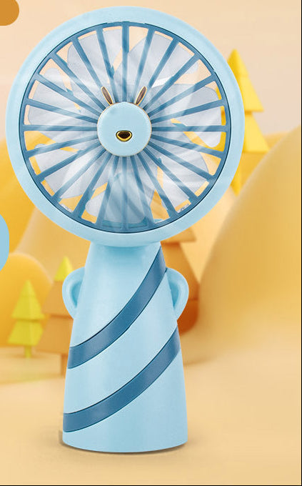 Women's Handy Mini Fan in Bear Design Stornfield