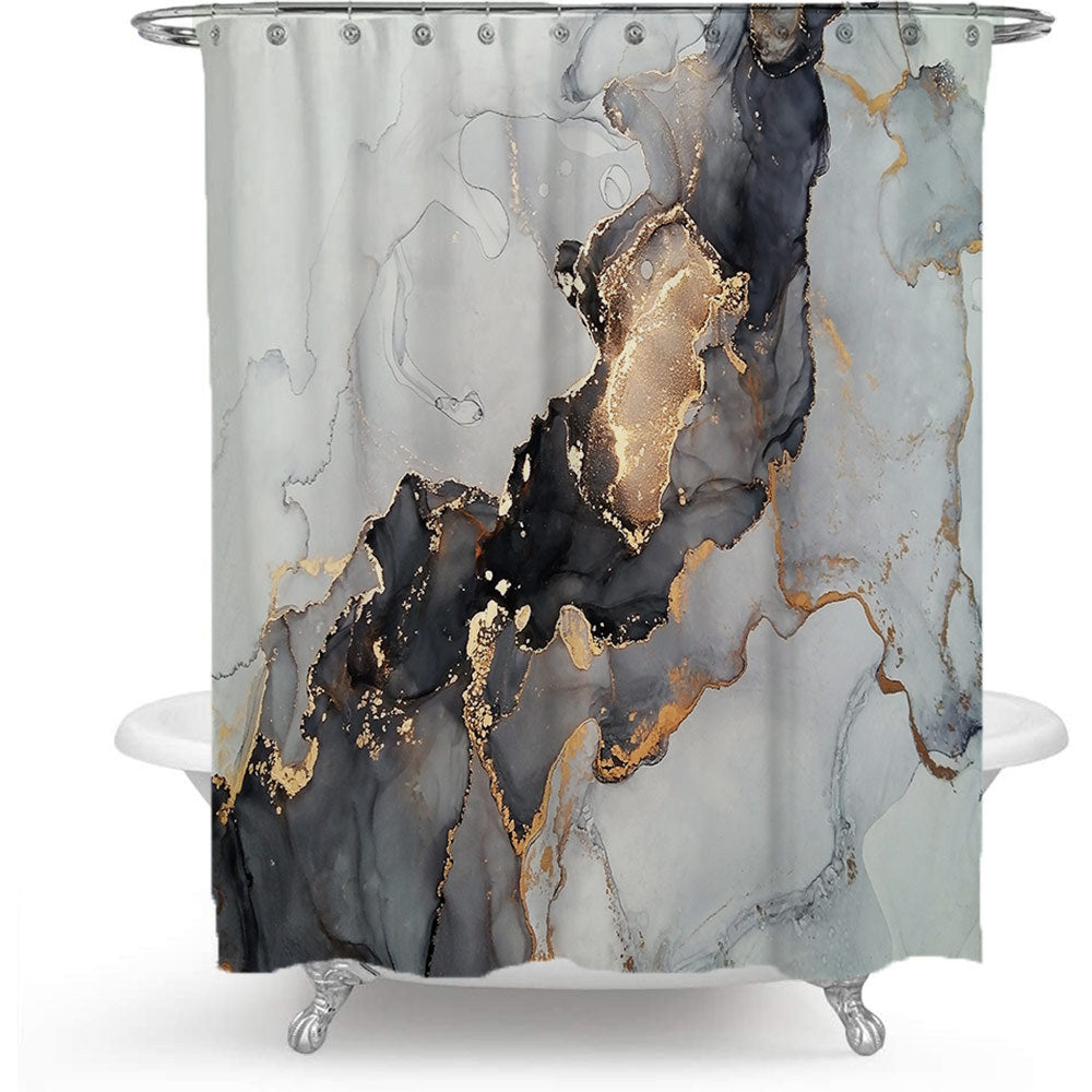 Artistic Marble Design Shower Curtain Stornfield
