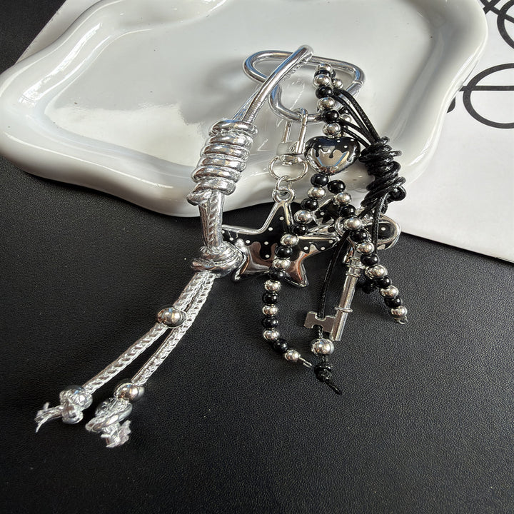 Unique Beaded Charm Keychain Holder Stornfield