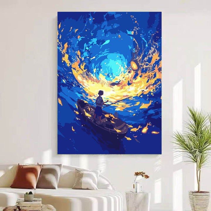 Dreamy Cosmic Landscape Wall Art Stornfield