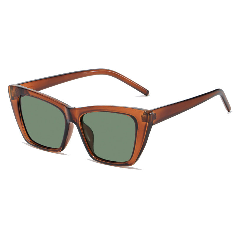Women's trendy oversized sunglasses with innovative transparent frame Stornfield