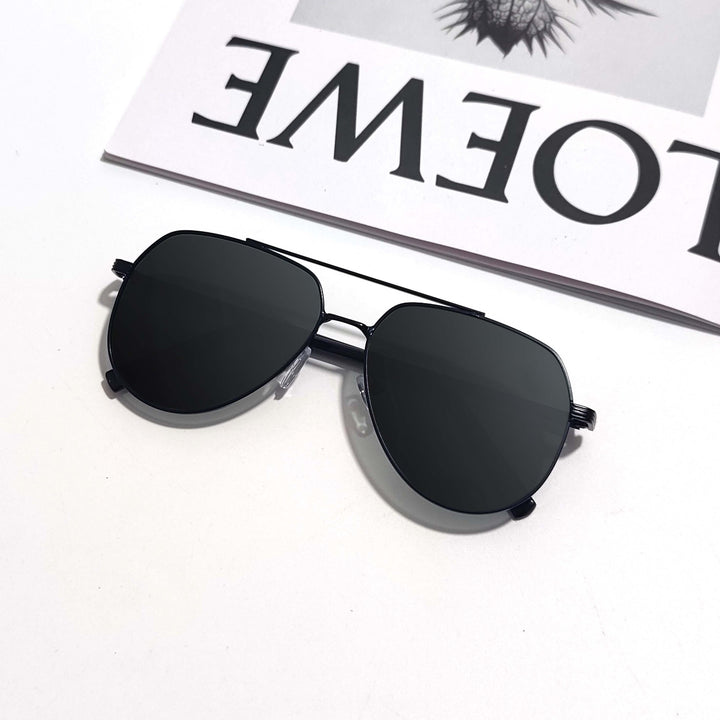 Men's fashion pilot sunglasses with contrasting lenses Stornfield