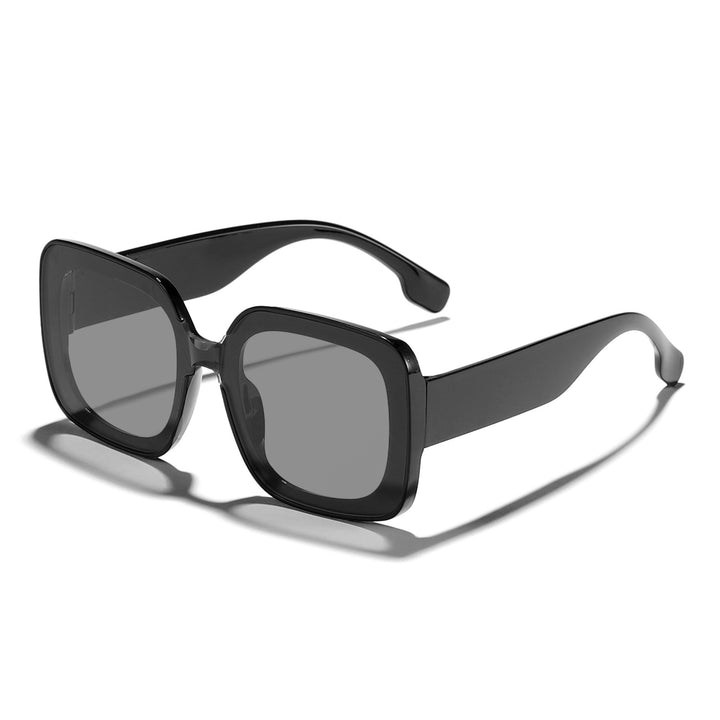 Women's square sunglasses with innovative transparent frame design Stornfield