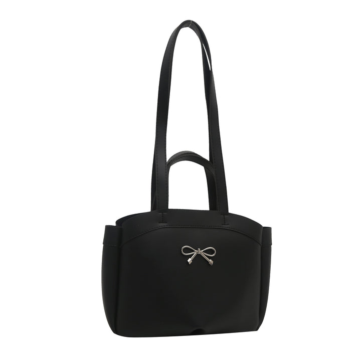 Elegant Bow Accent Handheld Tote Bag Stornfield