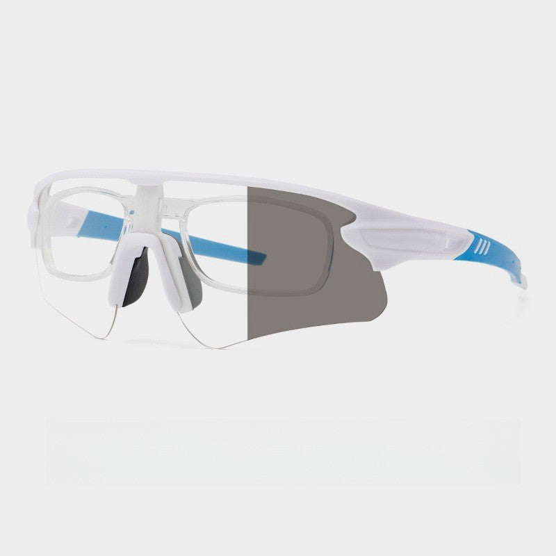 Unisex sporty high-performance sunglasses with aerodynamic design and adjustable nose pad Stornfield