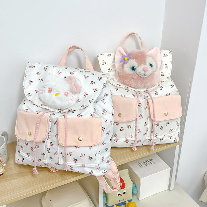 Plush backpack with playful animal motif Stornfield