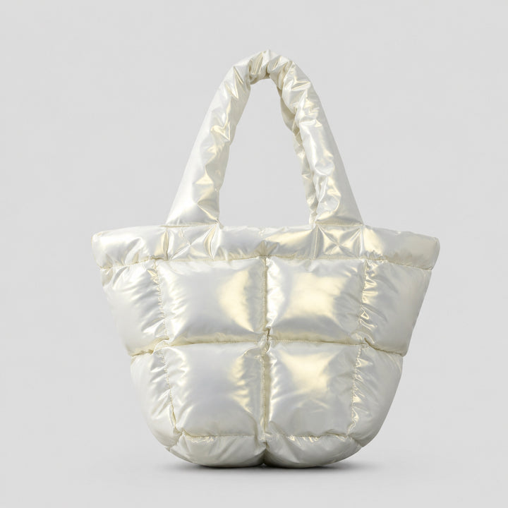 Puffed Quilted Tote Bag