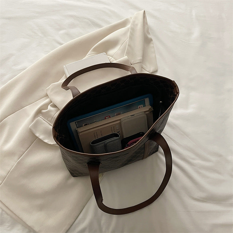 Elegant Geometric Patterned Tote Bag
