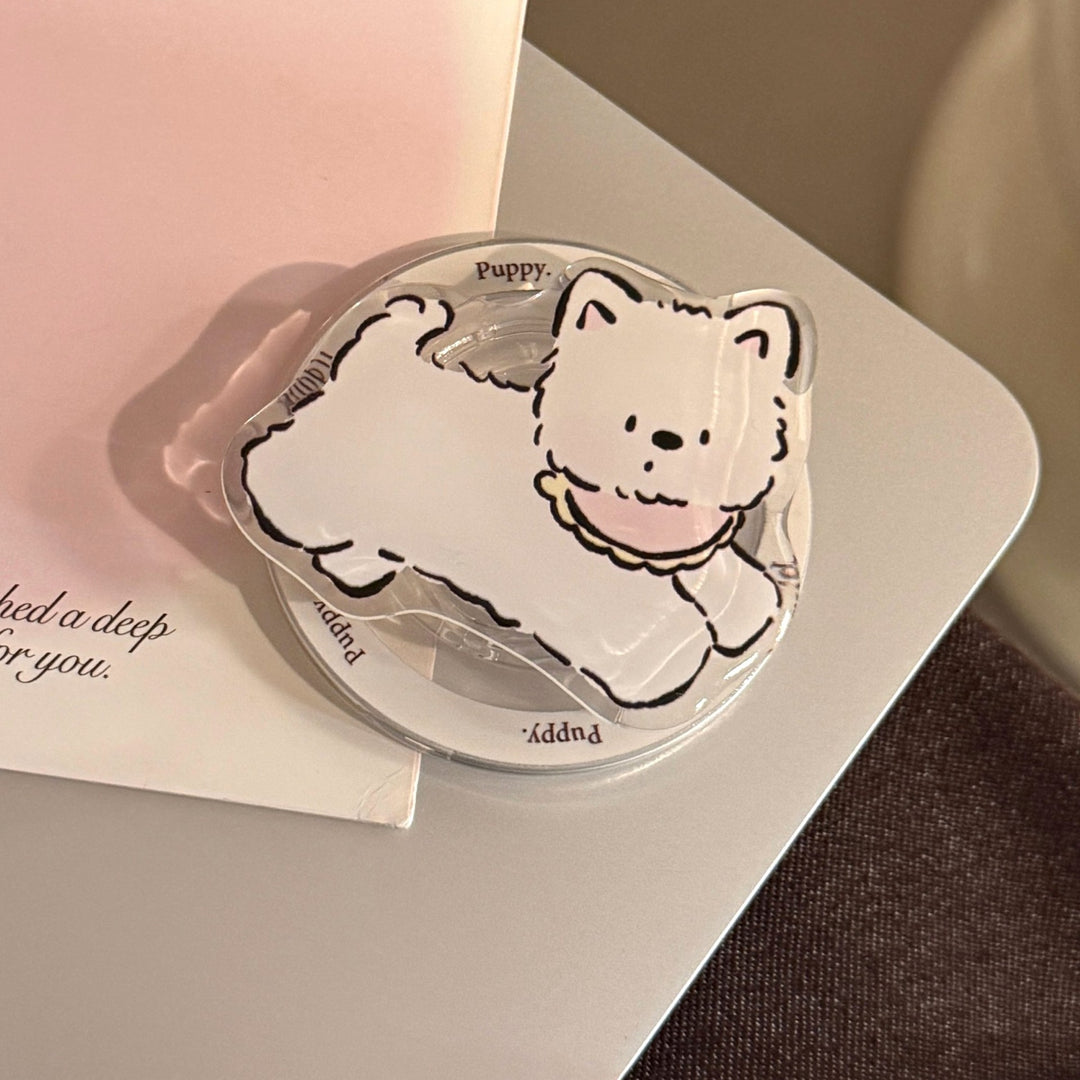 Playful smartphone finger holder in dog design Stornfield
