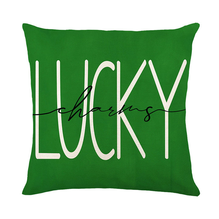 Square Decorative Plaid Linen Cushion Cover