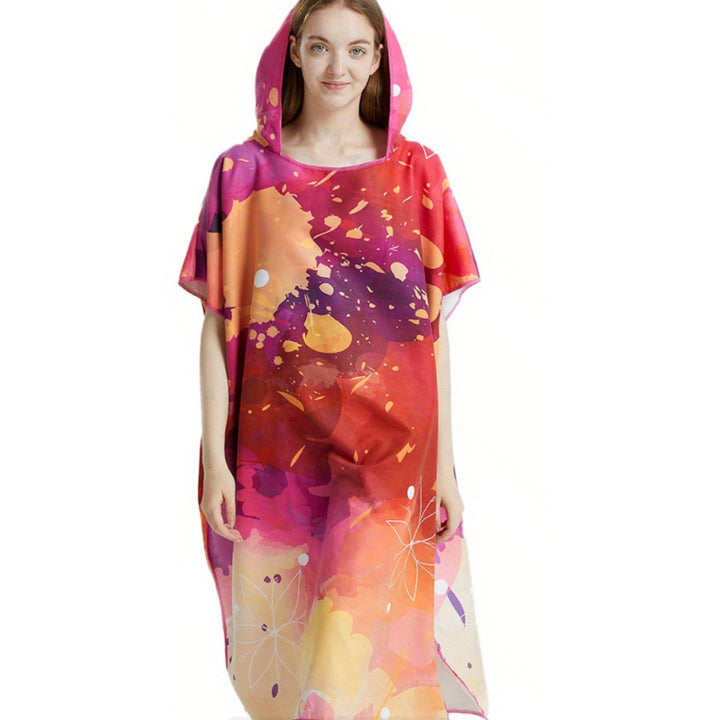 Women colorful bath tunnel with hood Stornfield
