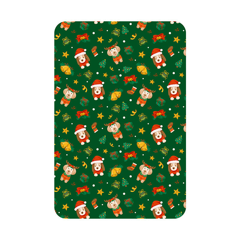 Festive Holiday-Themed Fleece Throw Blanket