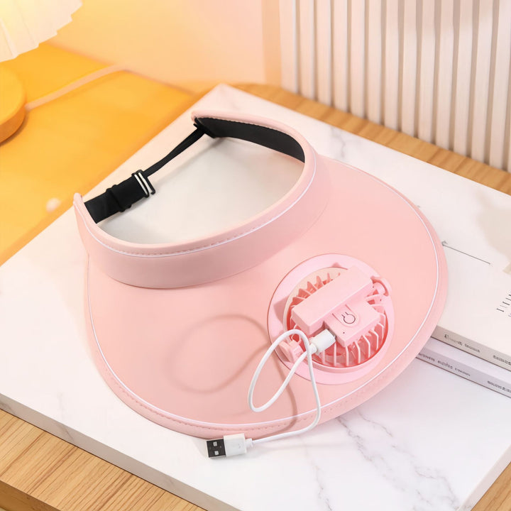 Women’s wearable cooling hood with integrated fan Stornfield