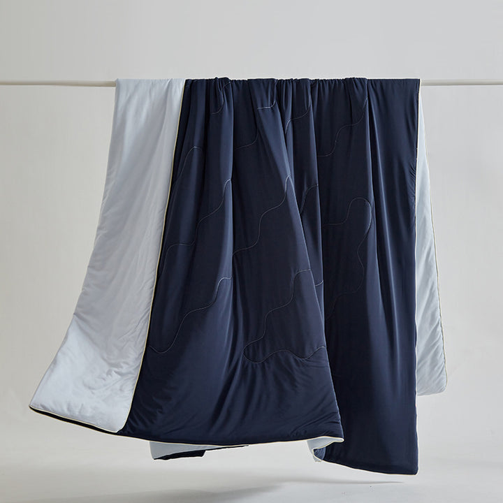 Wende-duvet-cover-and-topper-set-with-wave-quilting-and-contrast-piping