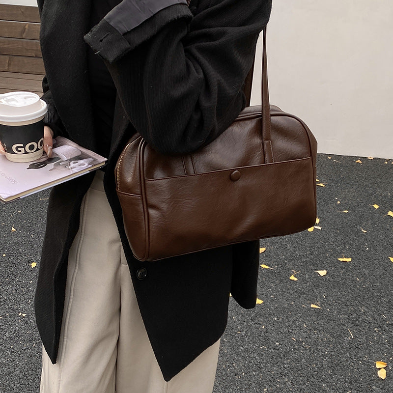 Chic Structured Handheld Tote Bag