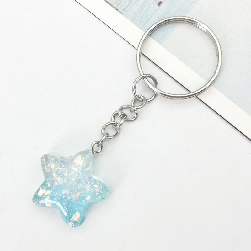 Star-Shaped Acrylic Keychain Stornfield
