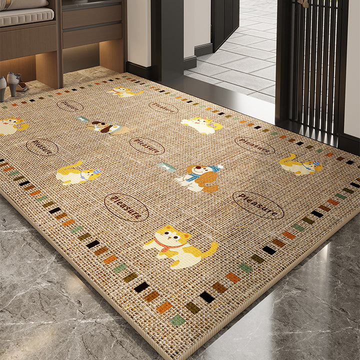 Geometric Patterned Welcome Mat