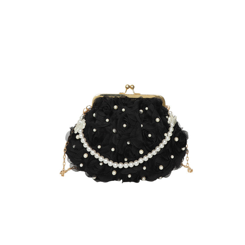 Floral Embellished Evening Clutch