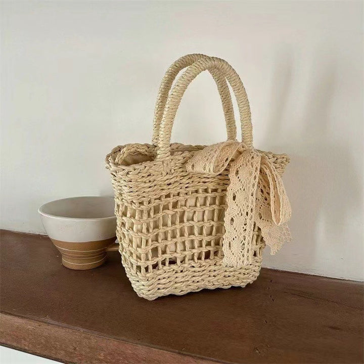 Handcrafted laundry basket bag Stornfield
