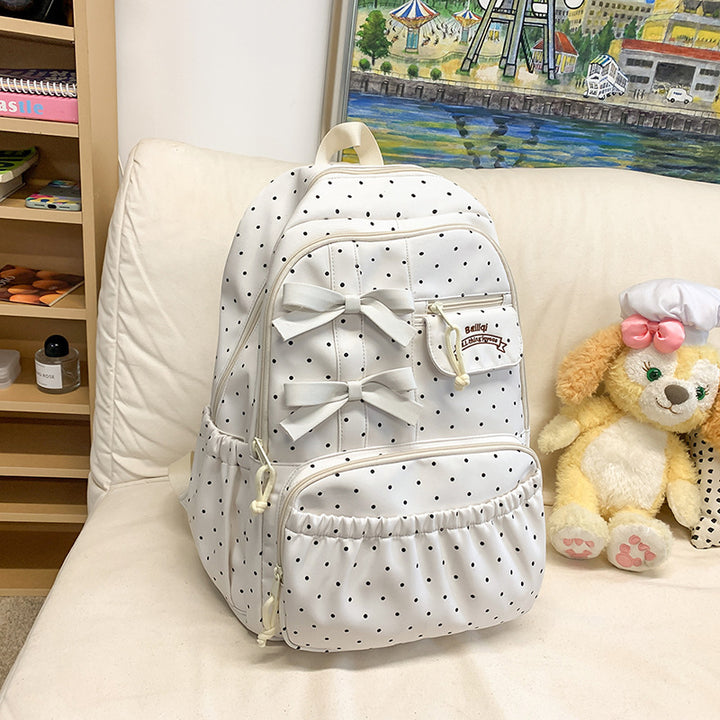 Charming Bow-Embellished Backpack Stornfield