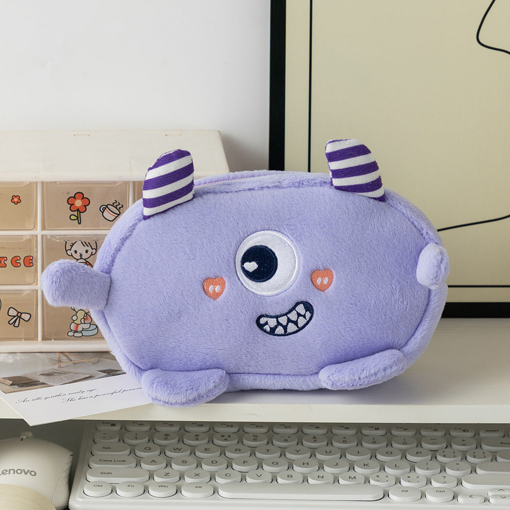 Plush Monster-Shaped Pencil Case Stornfield