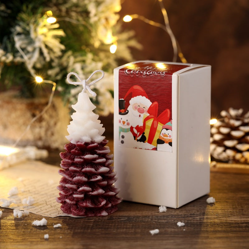 Christmas Tree-Shaped Hanging-Loop Decorative Soy Candle
