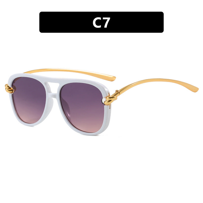 Women's sporty sunglasses with wide plastic frame and UV protection Stornfield