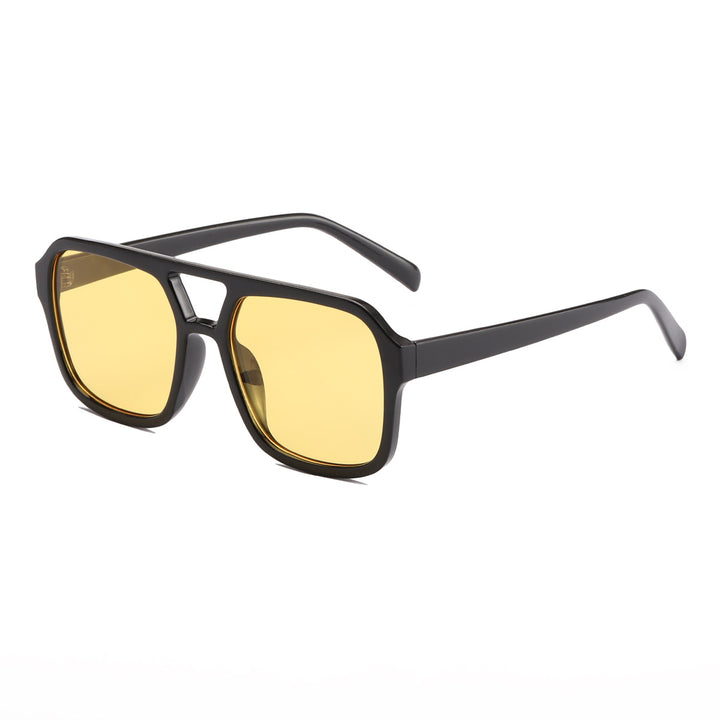 Ladies elegant square sunglasses with stylish pattern Stornfield