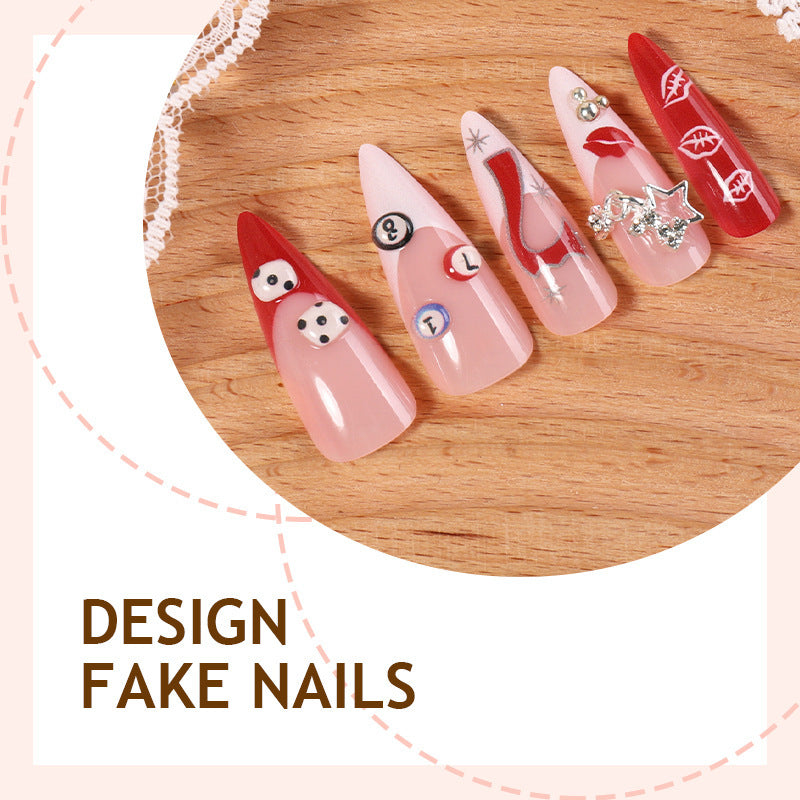 Creative Nail Art Set with Mixed Motifs Stornfield