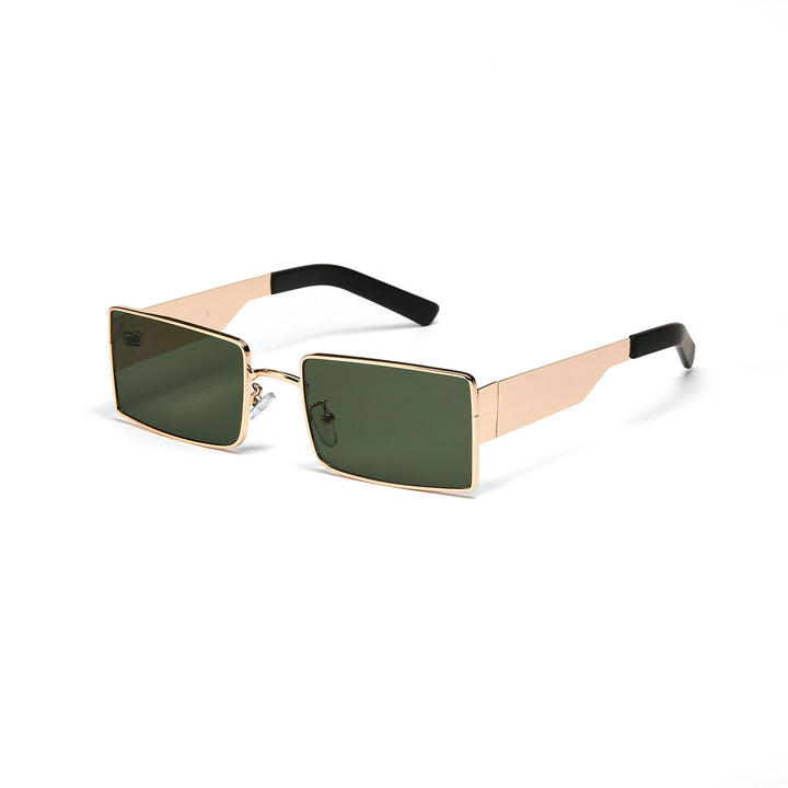 Ladies stylish rectangular sunglasses with modern metal frame Stornfield