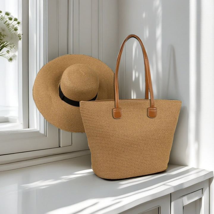 Beach bag with colorful stripes Stornfield