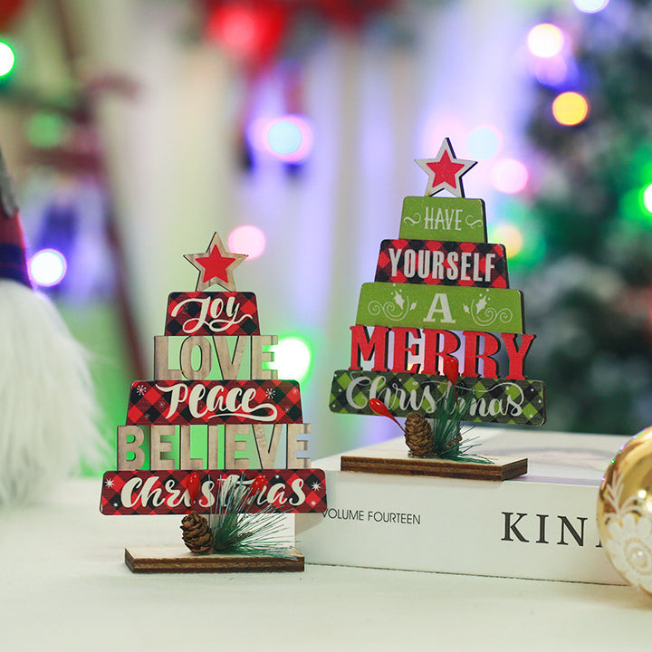 Decorative Christmas tree table item Stornfield