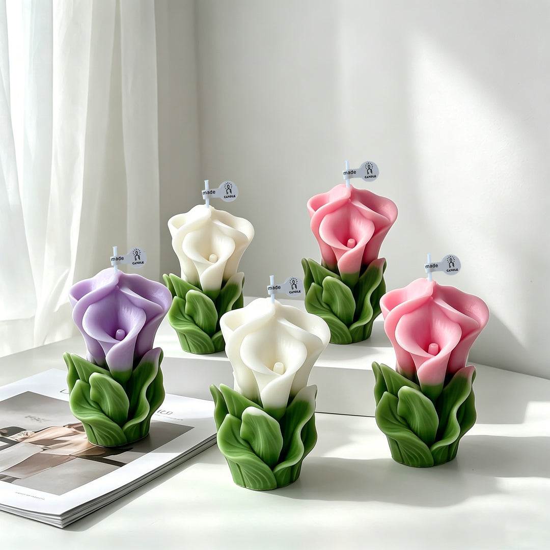 Calla Lily Decorative Candle