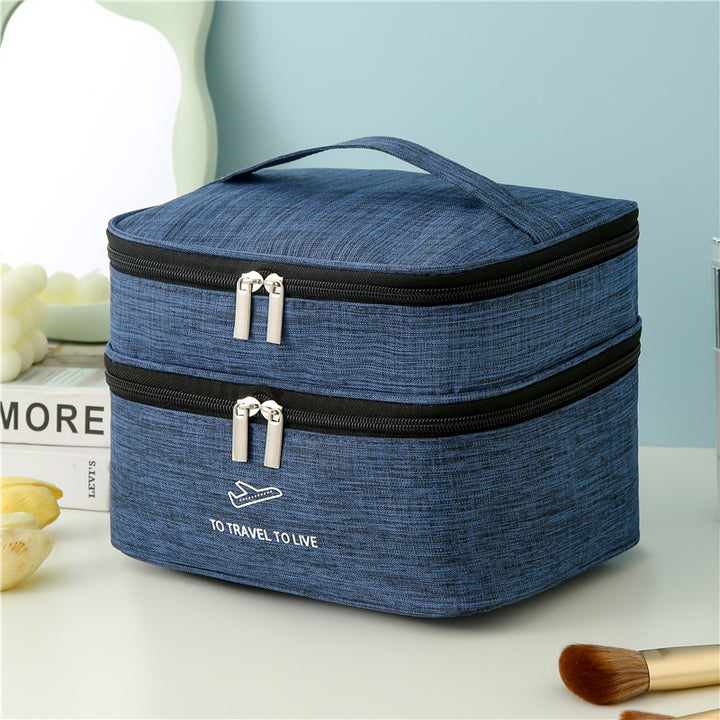 Dual-Layer Travel Cosmetic Organizer Stornfield