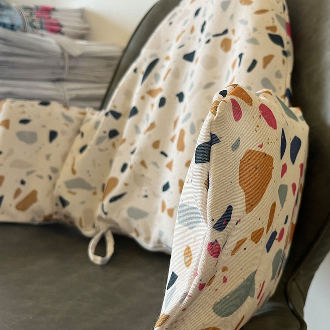 Infant Car Seat Head and Body Support Cushion with Removable Padded Inserts