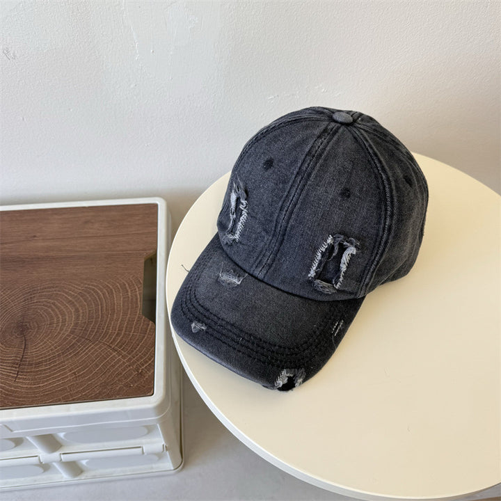 Men's Distressed Denim Baseball Cap Stornfield 1783921899