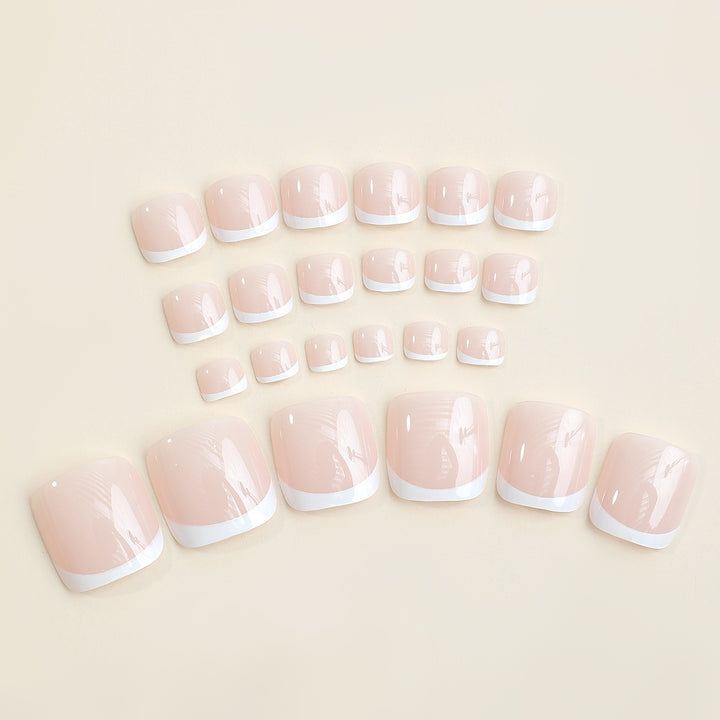 Artificial nail set with elegant design elements Stornfield
