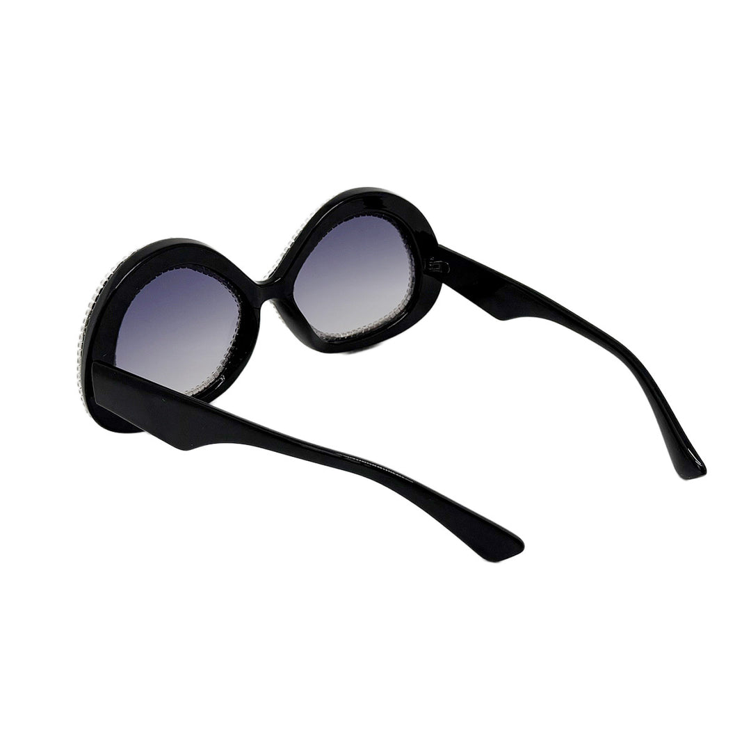 Ladies Glamorous Statement Sunglasses with Sparkling Crystal Frame Stornfield