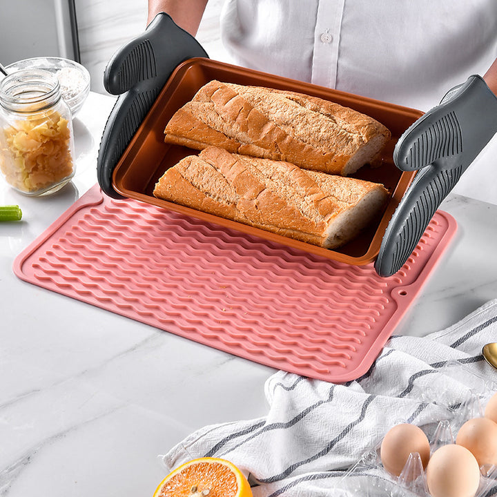 Silicone draining mat with wave structure Stornfield