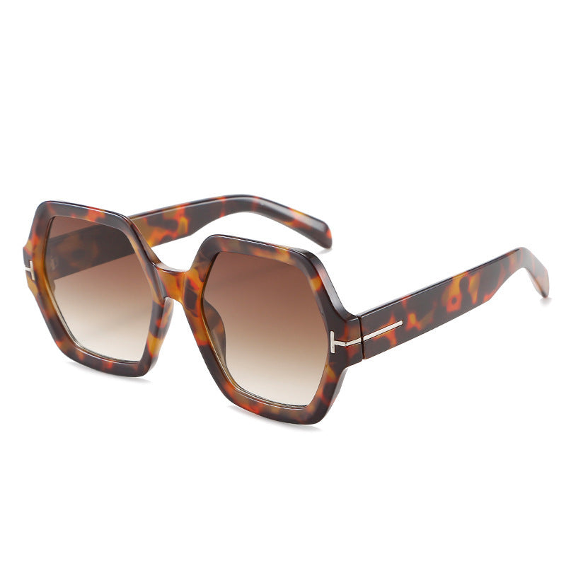 Stylish Oversized Hexagonal Sunglasses Stornfield