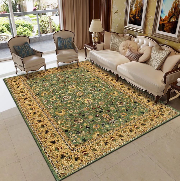 Luxurious Vintage Floral Area Rug