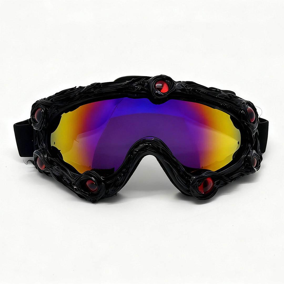 Women's ski goggles in a futuristic design with decorative details Stornfield