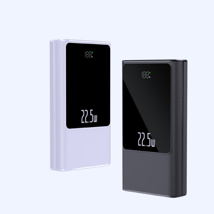 Portable power bank with smart LCD display and dual USB ports Stornfield