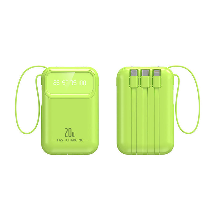 Compact power bank with integrated fast charging ports Stornfield
