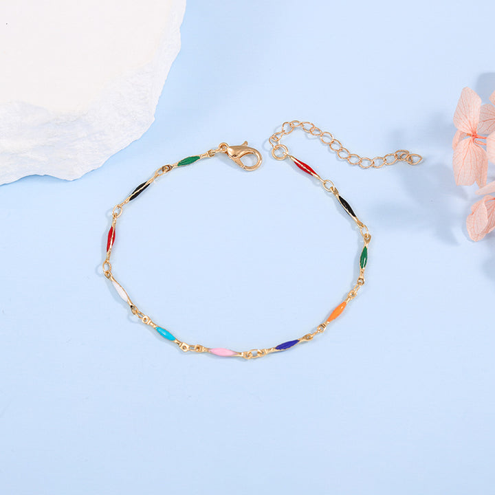 Elegant Adjustable Gemstone Chain Bracelet Stornfield