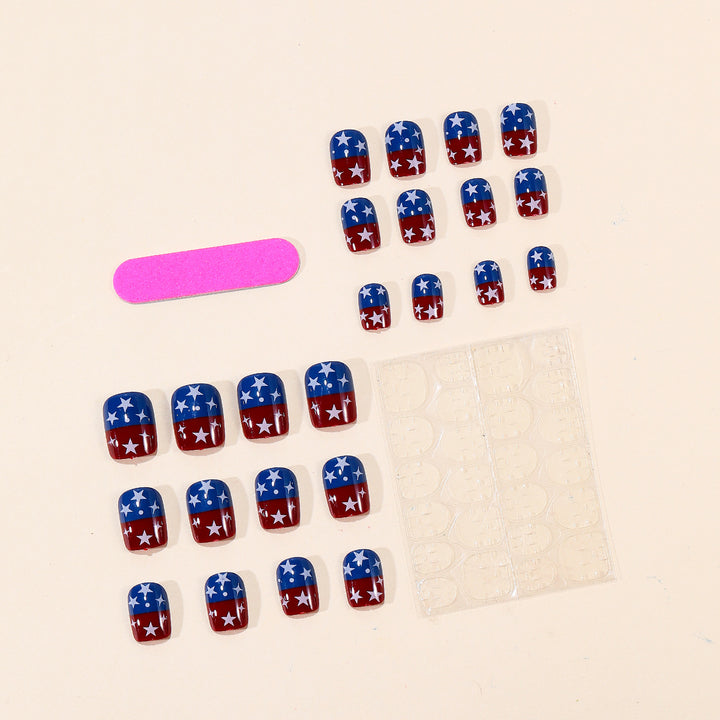 Patriotic Nail Art Design Stornfield