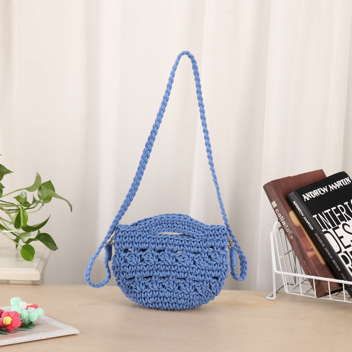 Handcrafted shoulder bag with unique knit design Stornfield