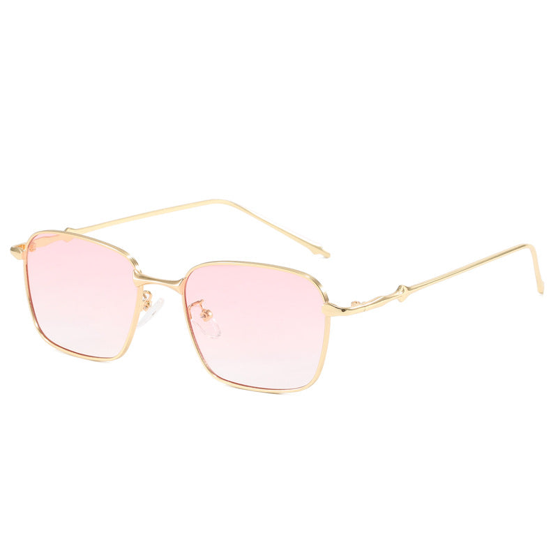 Women elegant square sunglasses with high-quality metal frame Stornfield